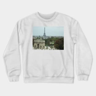 Paris View From the Louvre Museum Crewneck Sweatshirt